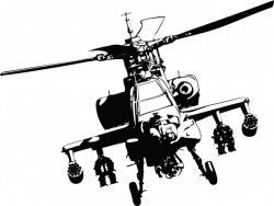 Boeing AH-64 Apache Helicopter Clip art - Black helicopters 680*514 ...