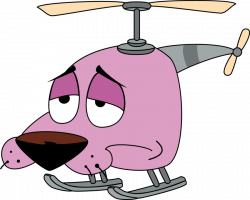 Courage helicopter by GTH089 | coruage teh cowardly dog | Pinterest