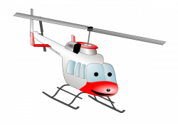 Clipart - Cartoon Bell helicopter