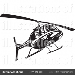 Helicopter Clipart #1145608 - Illustration by patrimonio