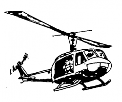 Huey Helicopter Silhouette | Free download best Huey ...