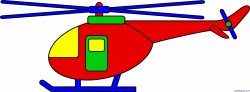 Helicopter Red Clip Art - Sweet Clip Art