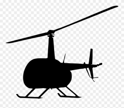 Clipart Civilian Helicopter Silhouette - Helicopter ...