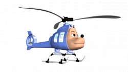 Cartoon Helicopter by subir_santra | 3DOcean