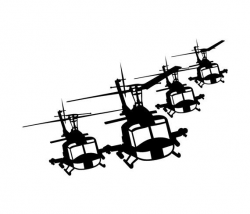 simple-helicopter-silhouette-il | Decals | Decals, Military ...