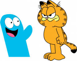 Bloo And Garfield by TheIransonic on DeviantArt
