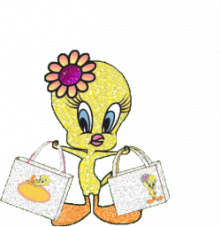 Tweety Bird Glitter Images | Glitter graphics » Tweety Glitter ...
