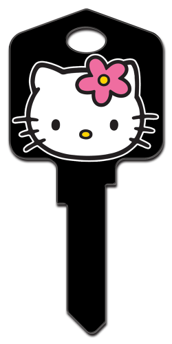 Hello Kitty large headed licensed painted house key blanks