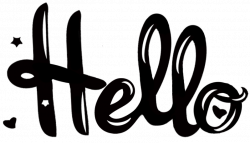 Hello word PNG images free download