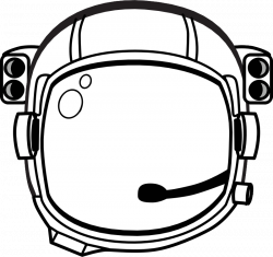 Clipart - astronaut's helmet