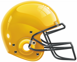 Yellow Football Helmet PNG Clip Art - Best WEB Clipart