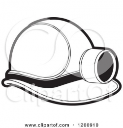 mining clipart | Clipart Black And White Mining Helmet Land ...