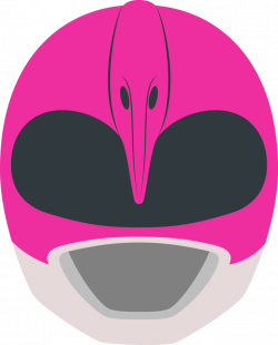 Pink Ranger - Power Rangers helmet minimalism by Carionto on DeviantArt