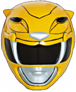 Image - Mighty Morphin Yellow Ranger Helmet.PNG | RangerWiki ...