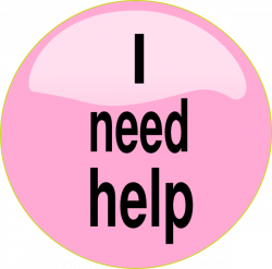 I Need Help Pink Button Clip Art at Clker.com - vector clip art ...