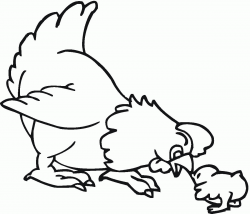 Free Hen And Chicks Coloring Page, Download Free Clip Art ...