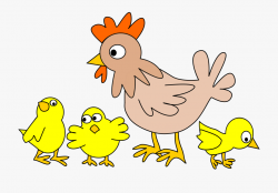 Hen And Chicks Cartoon, Cliparts & Cartoons - Jing.fm