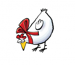 Christmas Chicken Clipart
