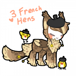 Three French Hens Tranceling Auction [paypal] by celexte on DeviantArt