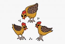 Three Hens By Sh - Three French Hen Cartoon #2181767 - Free ...