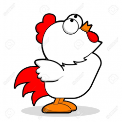 Funny Chicken Clipart Cute Simple Ll - Clipart1001 - Free ...