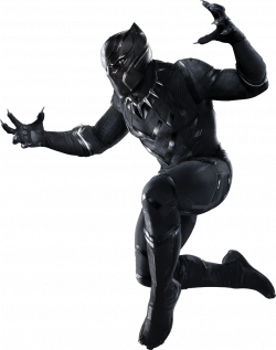 Black Panther Side transparent PNG - StickPNG