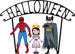 Halloween Superhero Clipart