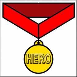 Hero Medal Clipart