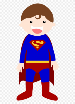 Kindergarten Clipart Superhero - Baby Superman Cartoon Png ...