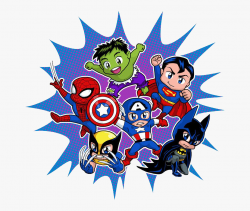 Superman Clipart Marvel Superhero - Superheroes Niños Marvel ...