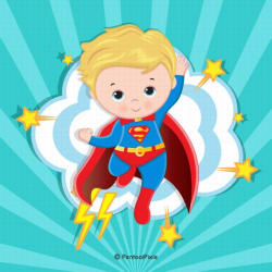 Super baby clipart, Superhero baby boy clipart, Baby boy clipart. Baby hero