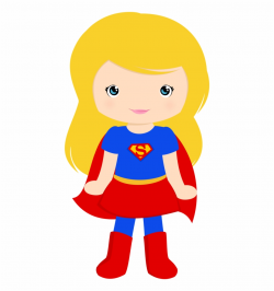 Super Girl Clipart Party - Supergirl Clipart {#198378} - Pngtube