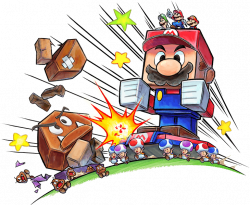 Paper Mario Cuts Loose with Mushroom Kingdom Superstars in 'Mario ...
