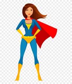 Supergirl Clipart Superteacher - Girl Superhero Costumes ...
