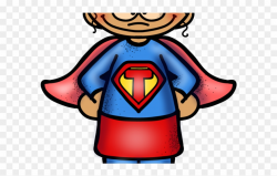 Super Girl Clipart Superteacher - Teacher Cartoon Hero - Png ...