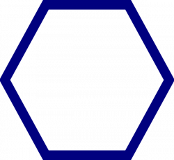 Blue Hexagon Clip Art at Clker.com - vector clip art online, royalty ...