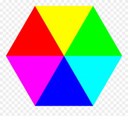 Color Clipart Hexagon - Cartoon Image Of Hexagon - Png ...