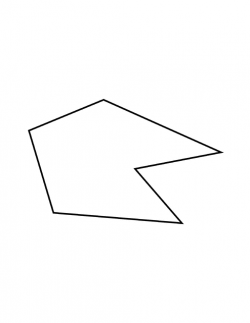 Irregular Concave Hexagon | ClipArt ETC