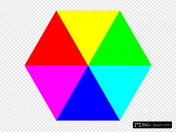 Color Hexagon Clip art, Icon and SVG - SVG Clipart