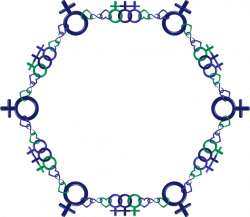 Blue green indigo frame 4 hexagon fff by happyare on DeviantArt