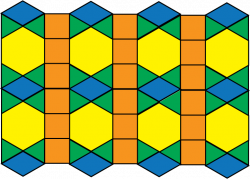 Math Clip Art--Tessellation Pattern 3