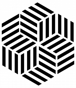 Clipart - Masked Hexagons 4