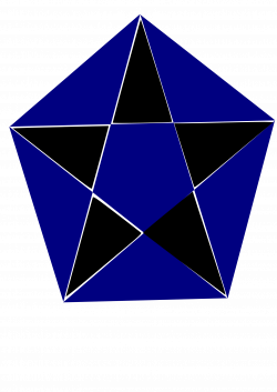 Clipart - the hexagon in star