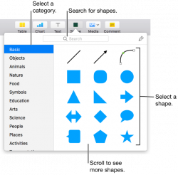 Keynote for Mac: Add and edit shapes in Keynote
