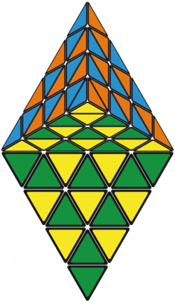 Pretty Patterns Master Pyraminx | Checkered Hexagon | 4 Checkered ...