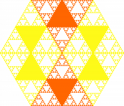 Clipart - Serpinski hexagon