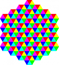 Hexagonal Triangle Tessellation Clip Art at Clker.com - vector clip ...