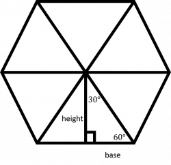 How to find the length of the side of a hexagon - Intermediate Geometry
