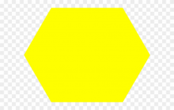 Hexagon Clipart Yellow Hexagon - Illustration - Png Download ...