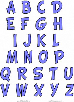 printable bubble letters alphabet | Alphabets For Kids - Printable ...